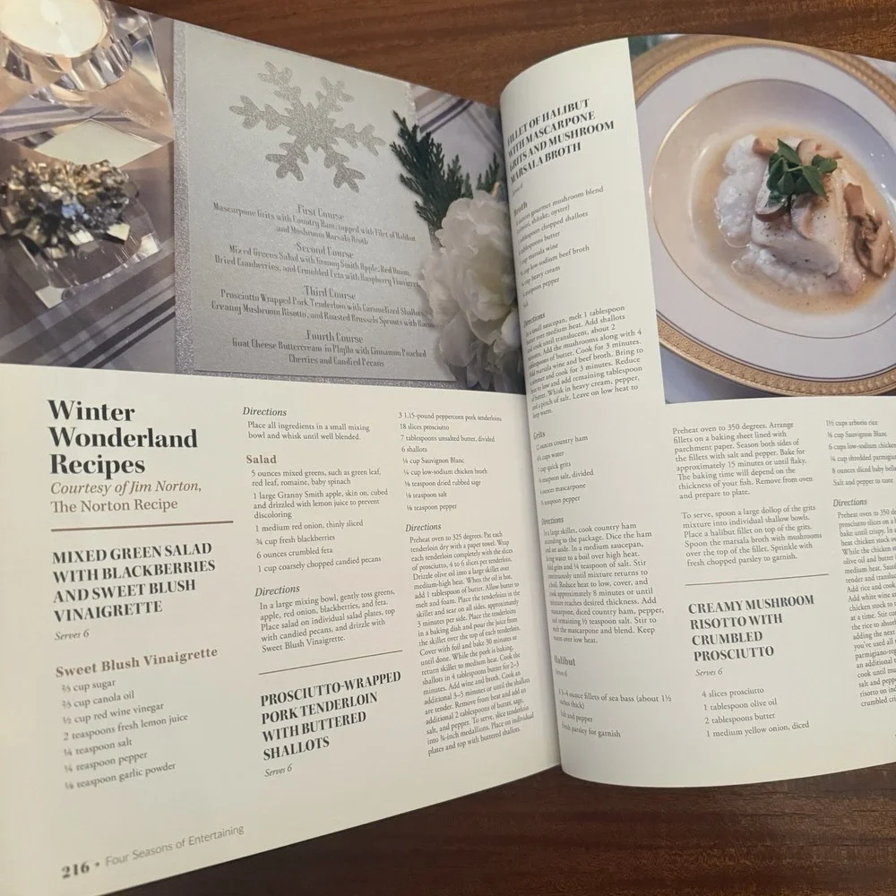 Four Seasons of Entertaining by Shayla Copas 2019 1st Edition Hard Back Cookbook